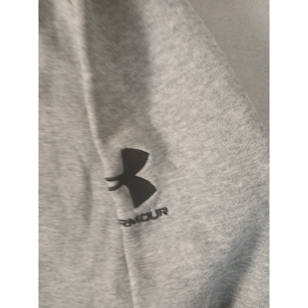Under Armour Sweatshirt Womens Medium Loose Gray Hoodie Pullover Pennsylvania!! - Picture 4 of 8